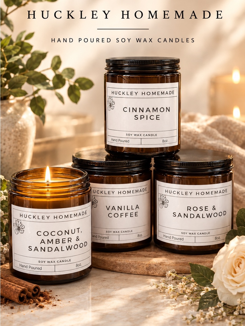 Soy Wax Candles - CLEAN